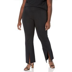 NEW The Drop Uma High Rise Fitted Slit Front Pull-On Pant 3X